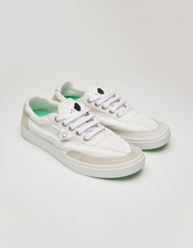 נעלי נשים - Satorisan - סניקרס בד REIWA - לבן