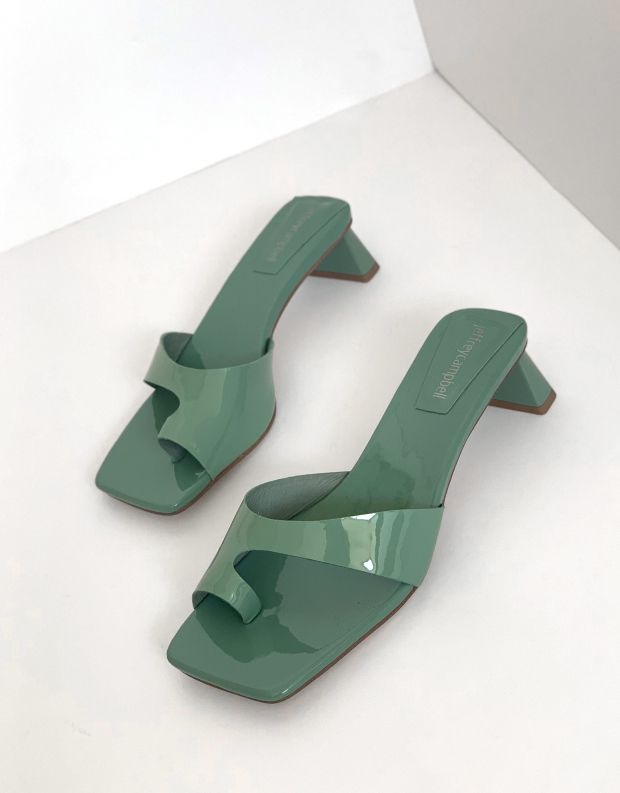 נעלי נשים - Jeffrey Campbell - כפכפי אצבע TECLADO - ירוק