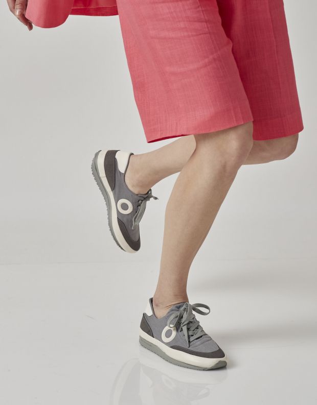 נעלי נשים - Aro - סניקרס בד JAQ - אפור