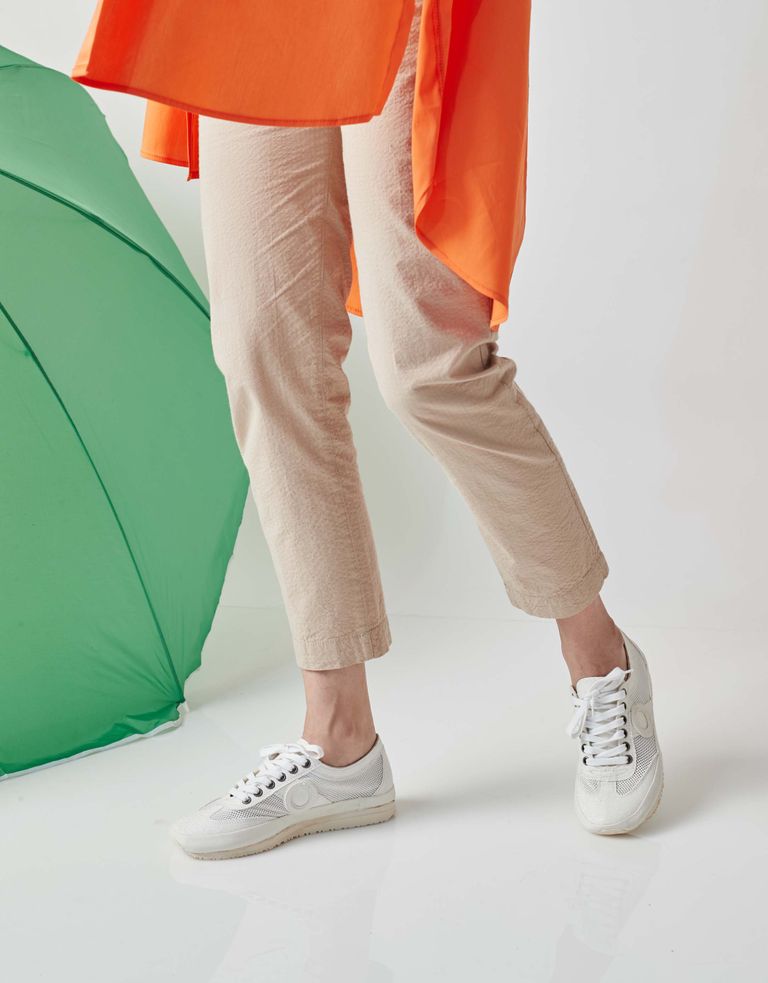 נעלי נשים - Aro - סניקרס JOANETA PLUS GLITT - לבן2