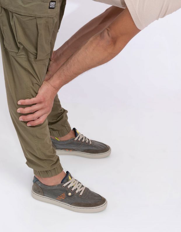 נעלי גברים - Satorisan - סניקרס בד REIWA - חאקי