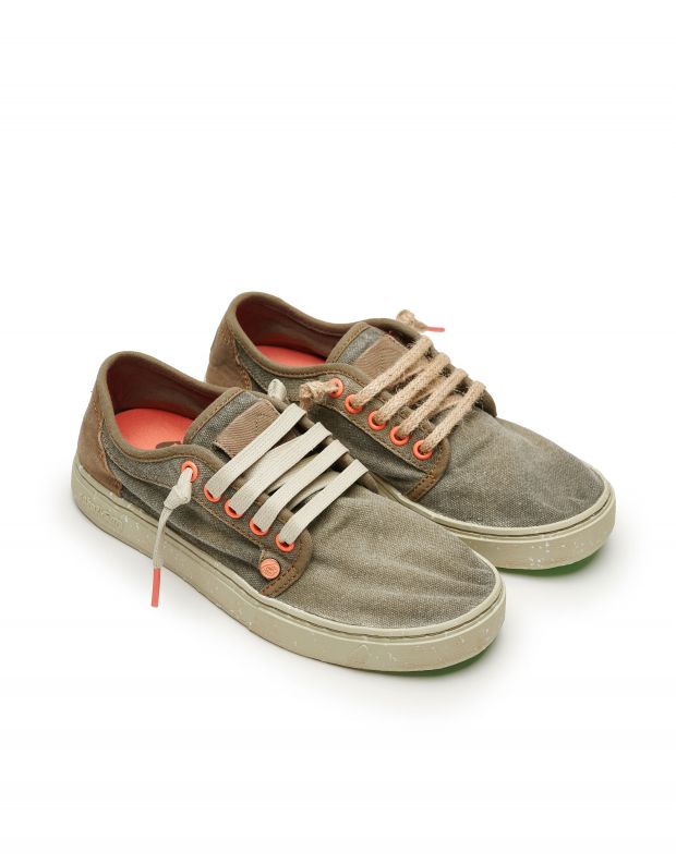 נעלי גברים - Satorisan - סניקרס HEISEI TEXTIL - חום