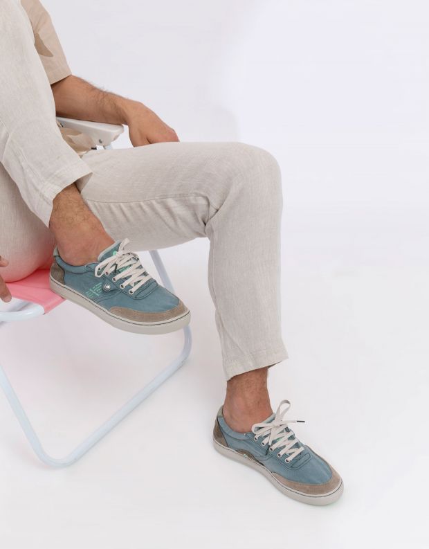 נעלי גברים - Satorisan - סניקרס בד REIWA - ג'ינס