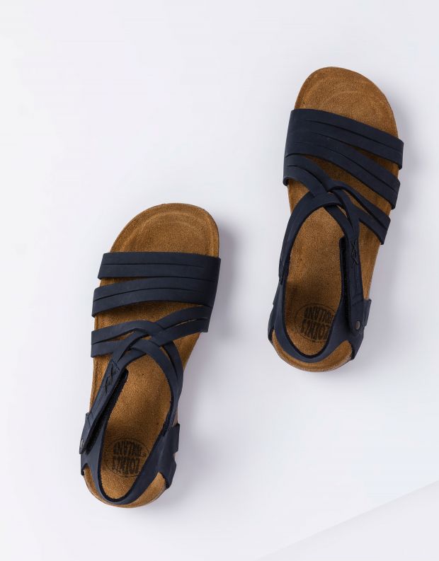 נעלי נשים - loints of Holland - סנדלי רצועות FLORIDA - כחול