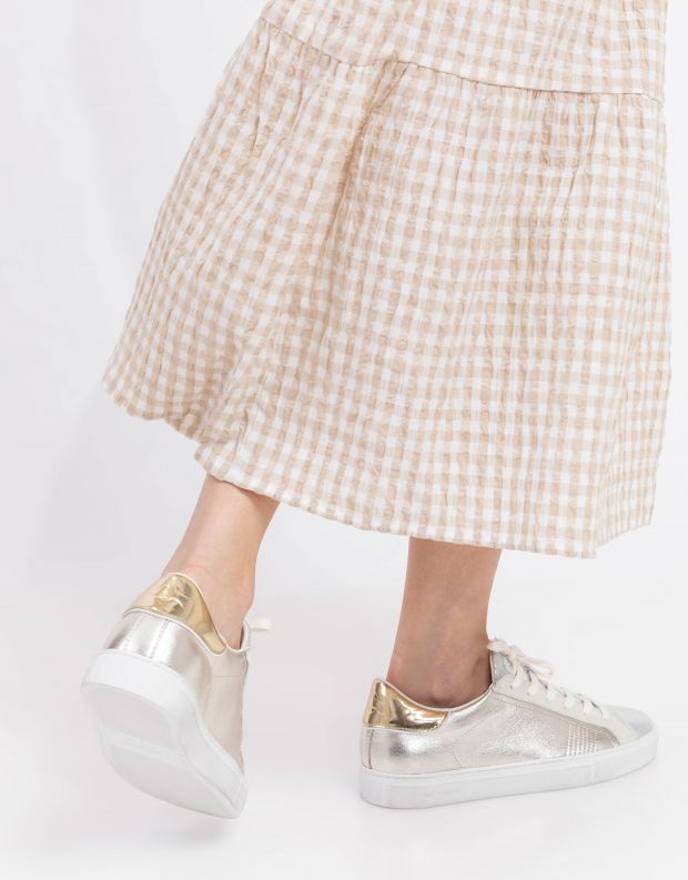 נעלי נשים - Crime London - סניקרס LOW TOP ESSENTIAL - זהב