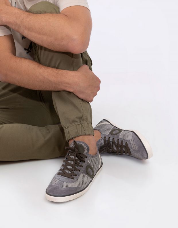 נעלי גברים - Aro - סניקרס PICADA - אפור בהיר