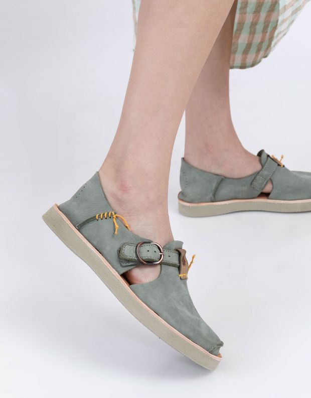 נעלי נשים - Satorisan - נעלי עור BENIRRAS - חאקי