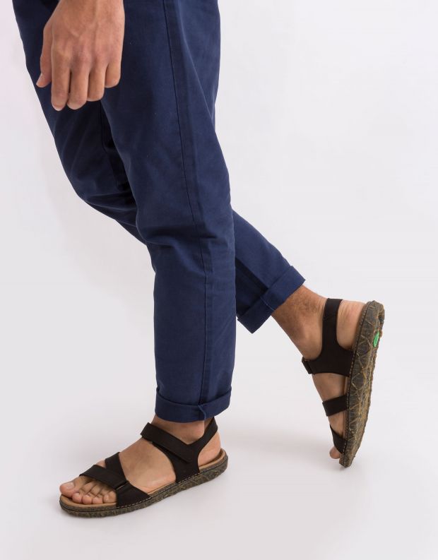 נעלי גברים - El Naturalista - סנדלים REDES - שחור