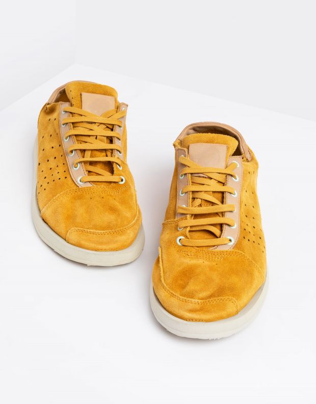 נעלי גברים - Satorisan - סניקרס TATE SUEDE - צהוב