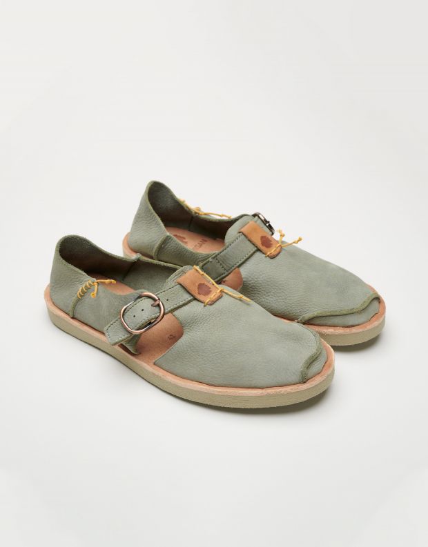 נעלי גברים - Satorisan - נעלי עור BENIRRAS - חאקי