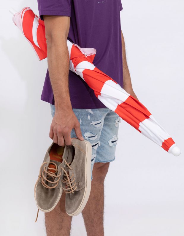 נעלי גברים - Satorisan - סניקרס זמש HEISEI RUSTIK - אפור