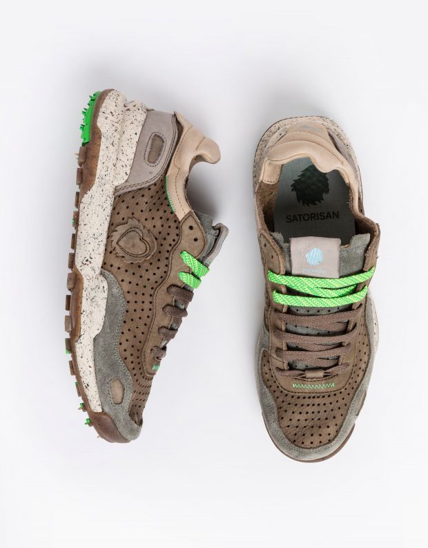 נעלי גברים - Satorisan - סניקרס מחוררות CHACRONA - חום