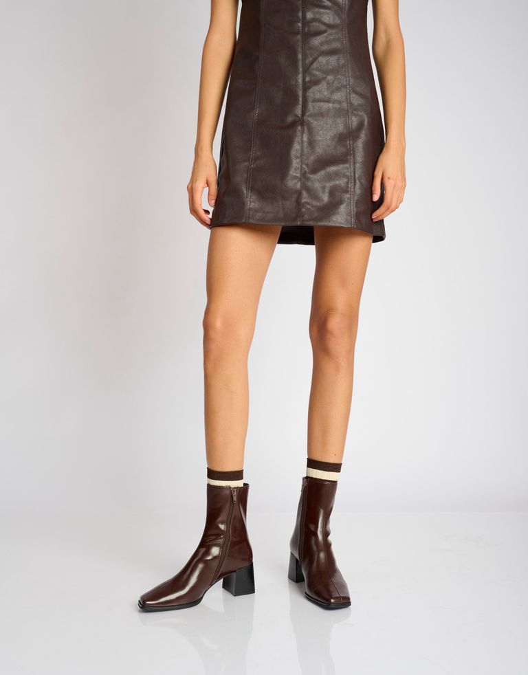 נעלי נשים - Jeffrey Campbell - מגפונים SLIQUE - חום3