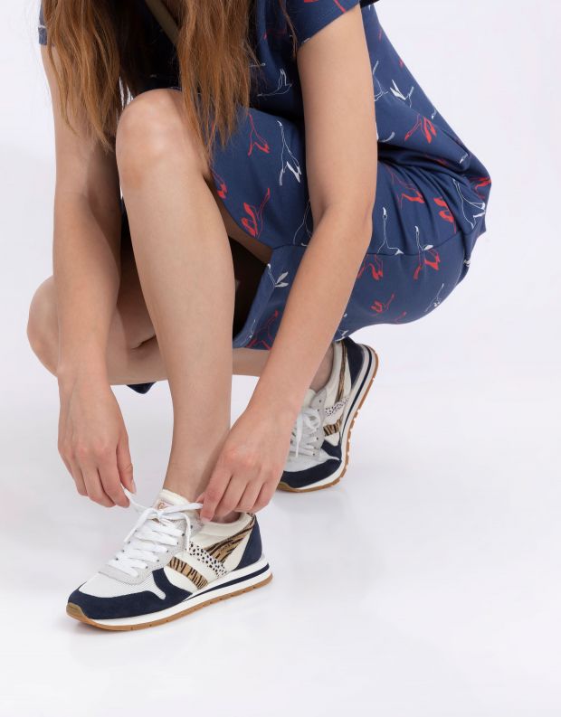 נעלי נשים - Gola - סניקרס DAYTONA SAFARI - לבן   כחול