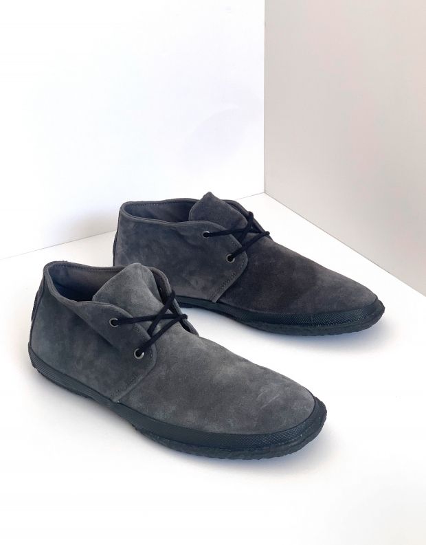 נעלי גברים - Aro - נעלי זמש WILLY - אפור כהה