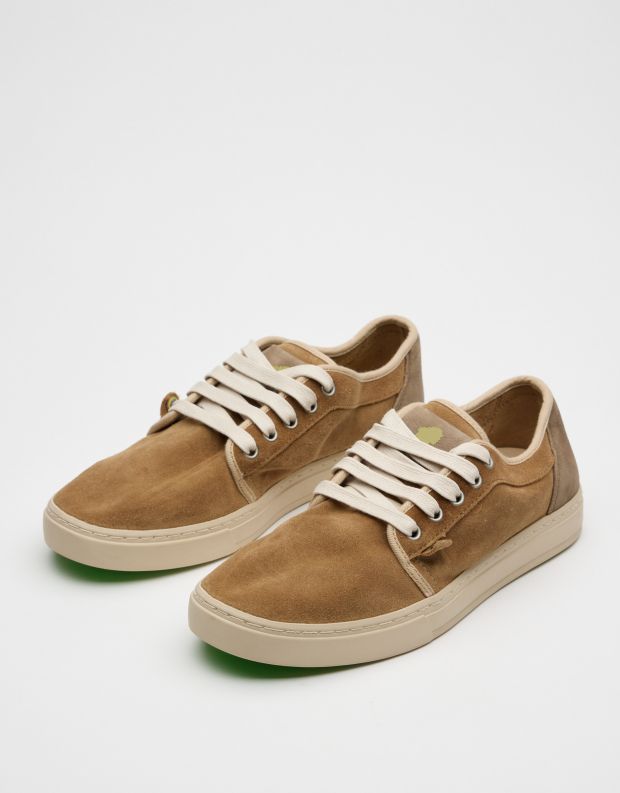 נעלי גברים - Satorisan - סניקרס זמש HEISEI - חום