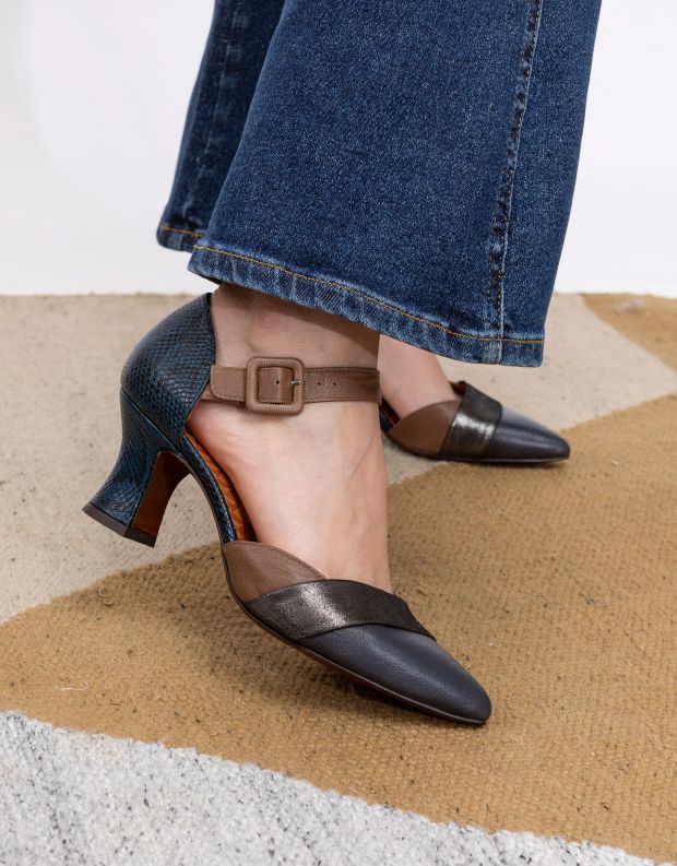 נעלי נשים - Chie Mihara - נעלי עקב VOTULA - אפור   כחול