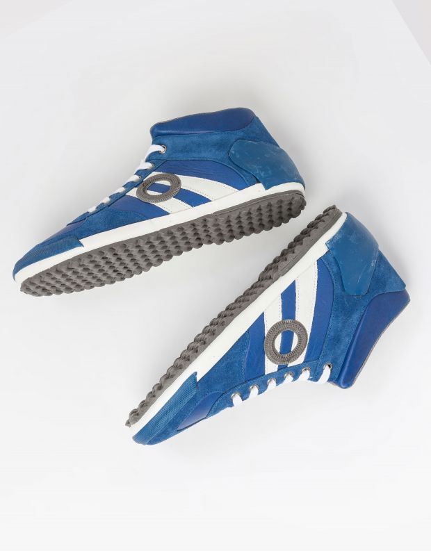 נעלי גברים - Aro - סניקרס גבוהות IDO - כחול   לבן