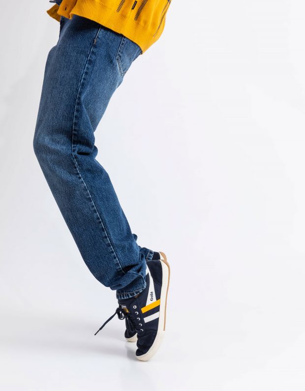 נעלי גברים - Gola - סניקרס BADMINTON - כחול   צהוב