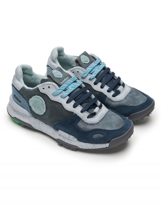 נעלי גברים - Satorisan - סניקרס עור CHACRONA - כחול