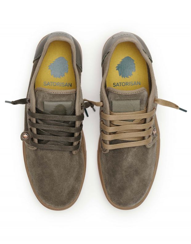 נעלי גברים - Satorisan - סניקרס זמש HEISEI - חאקי