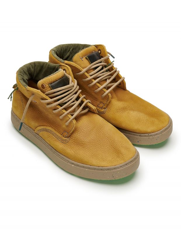 נעלי גברים - Satorisan - נעלי עור WANAKA - קאמל