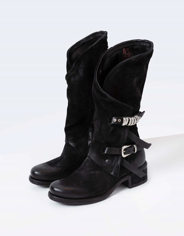 נעלי נשים - A.S. 98 - מגפי מעטפת ISPERIA - שחור