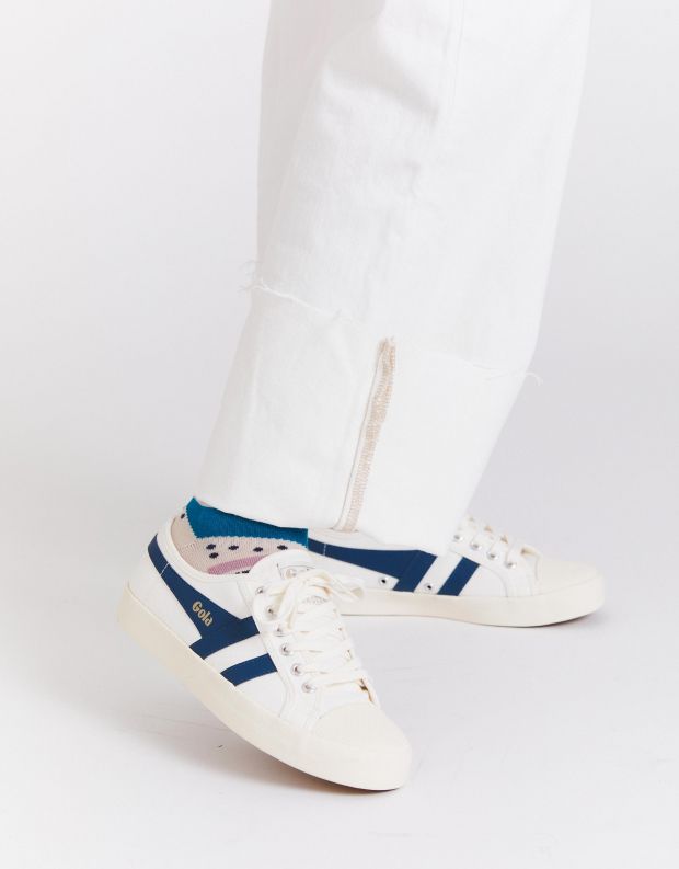 נעלי נשים - Gola - סניקרס COASTER - לבן   כחול