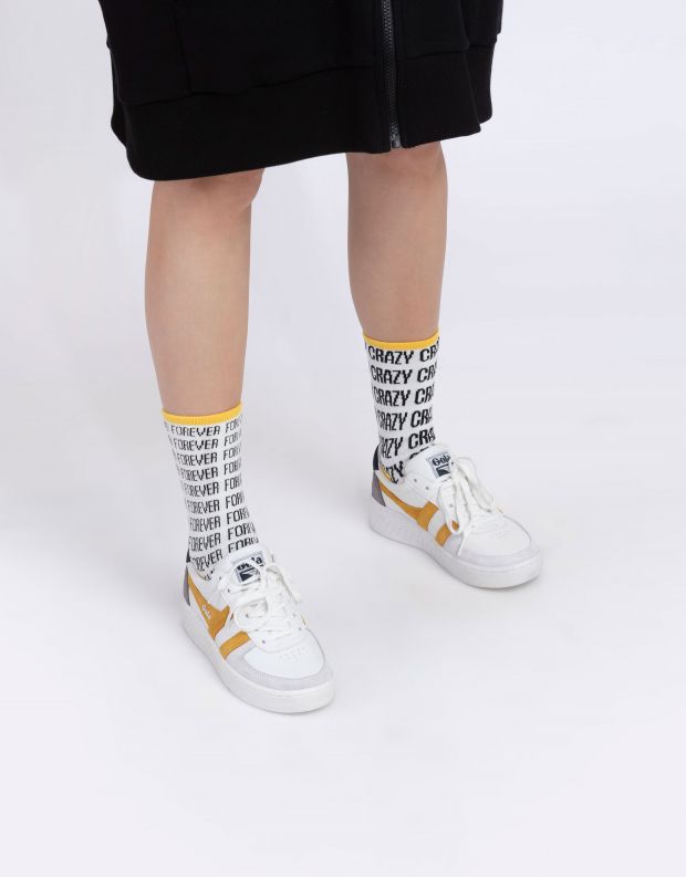 נעלי נשים - Gola - סניקרס GRANDSLAM TRIDENT - לבן   צהוב