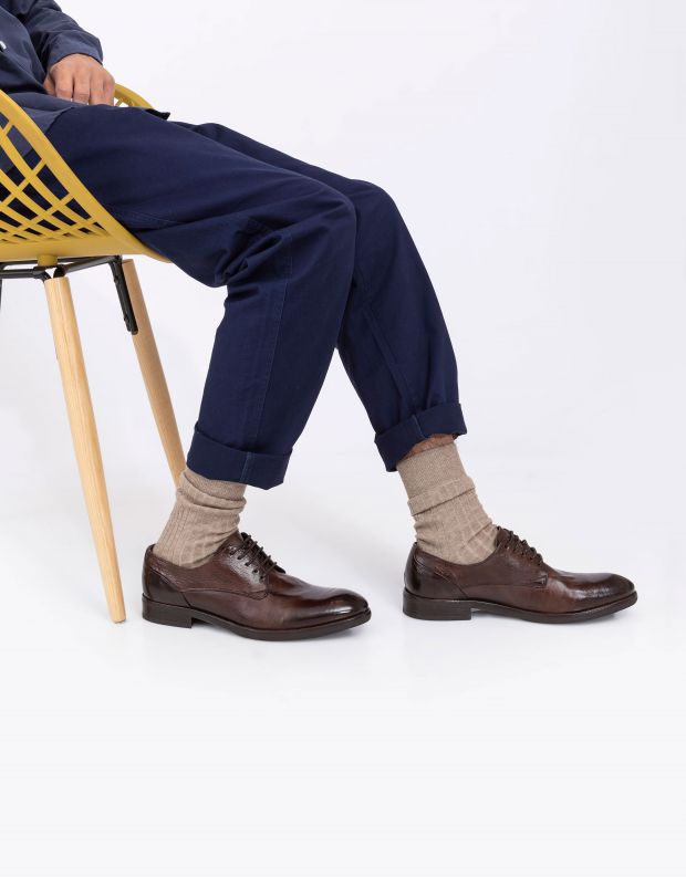 נעלי גברים - Hudson - נעלי דרבי DORSAY - חום