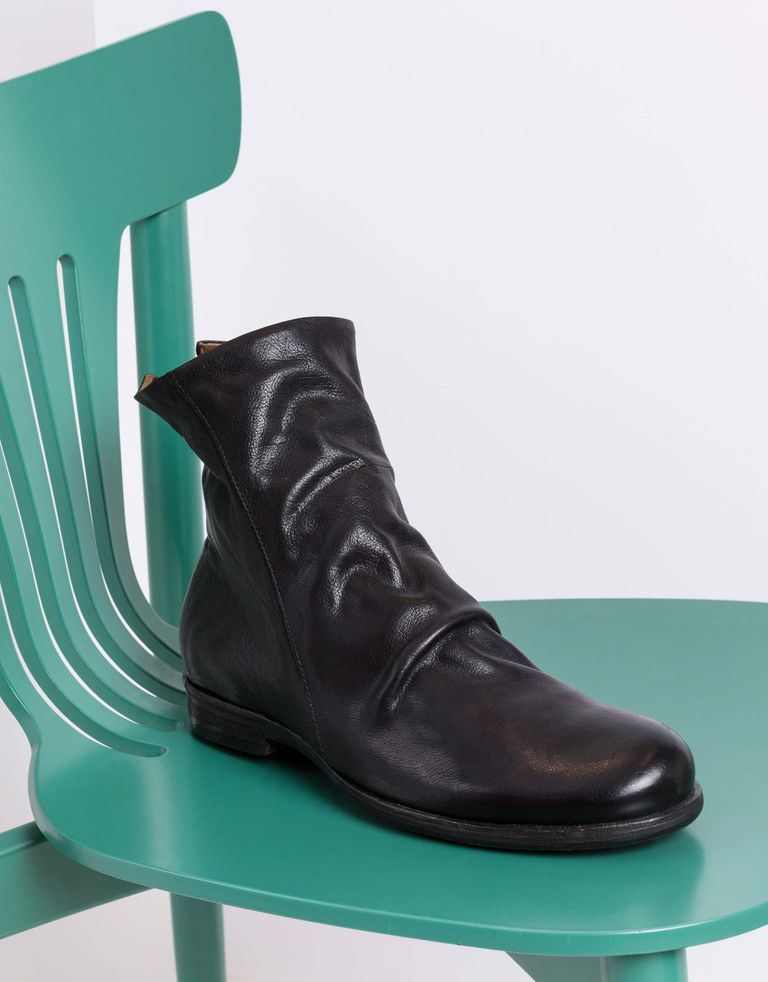 נעלי גברים - A.S. 98 - מגפי עור TRY - שחור