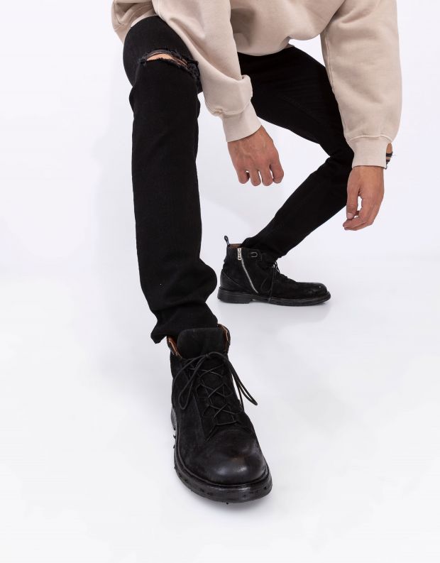 נעלי גברים - A.S. 98 - נעליים גבוהות AUDERE - שחור