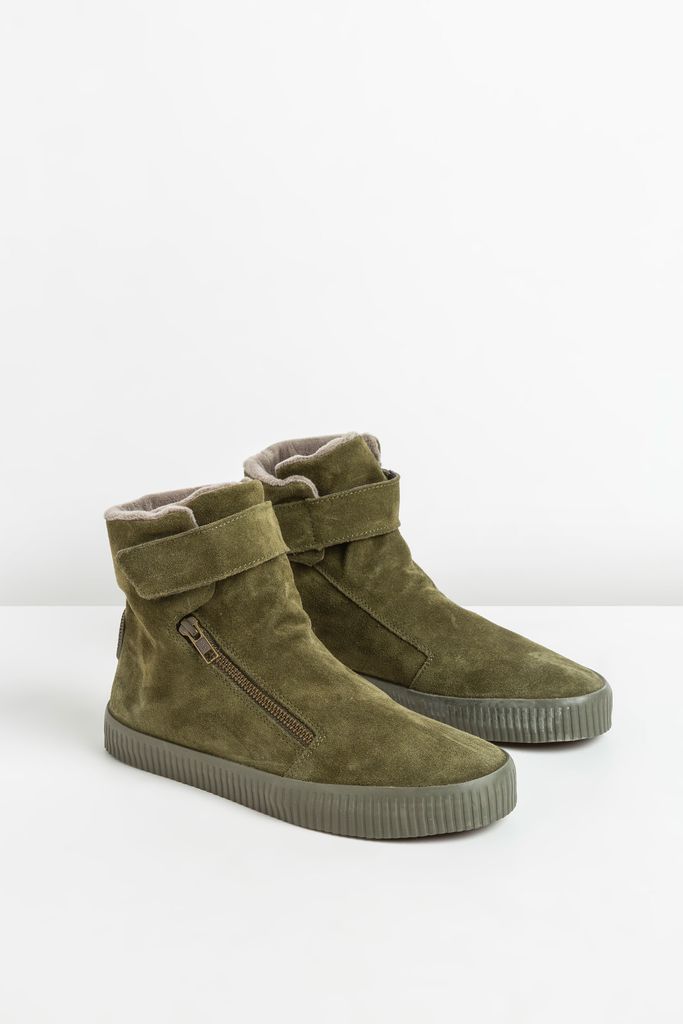 נעלי נשים - Aro - מגפונים עם סקוטש NOELLE - זית4