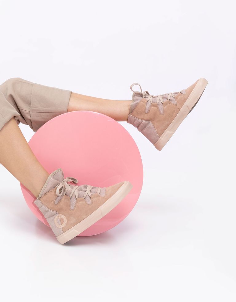 נעלי נשים - Aro - מגפוני קשירה ג'ינס EMMA - ניוד