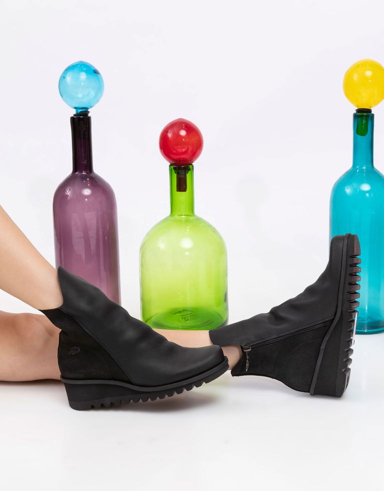 נעלי נשים - loints of Holland - מגפונים משולבים LIGHTNING - שחור