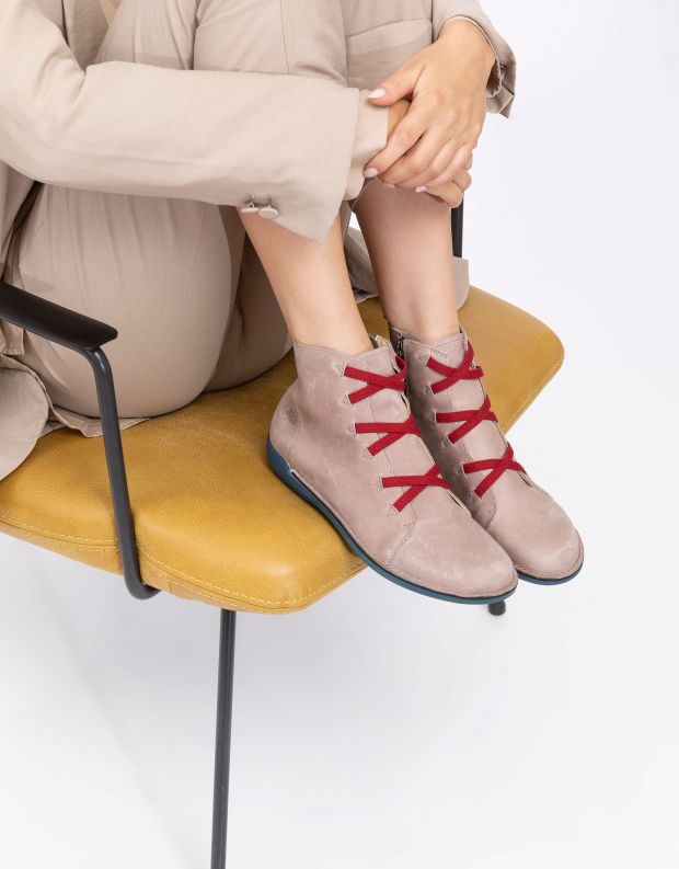 נעלי נשים - loints of Holland - מגפונים NATURAL B - אפור בהיר