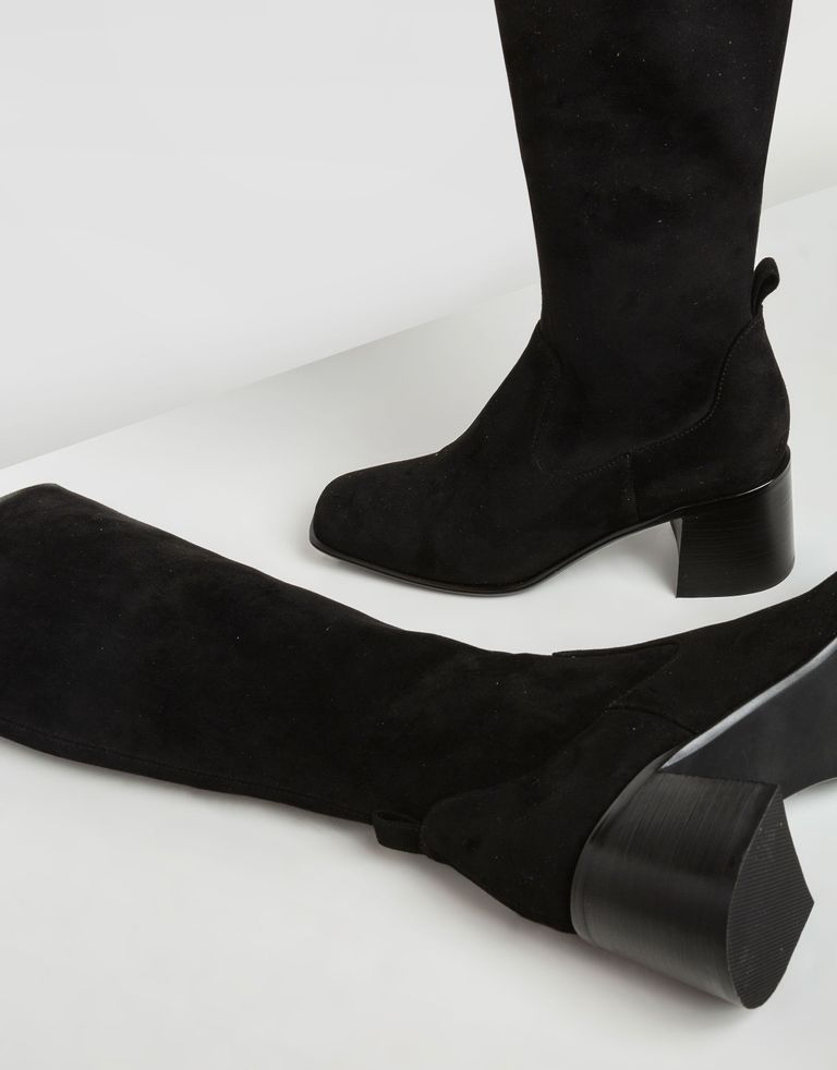 נעלי נשים - Jeffrey Campbell - מגפיים דמוי זמש JEREM-KH - שחור4