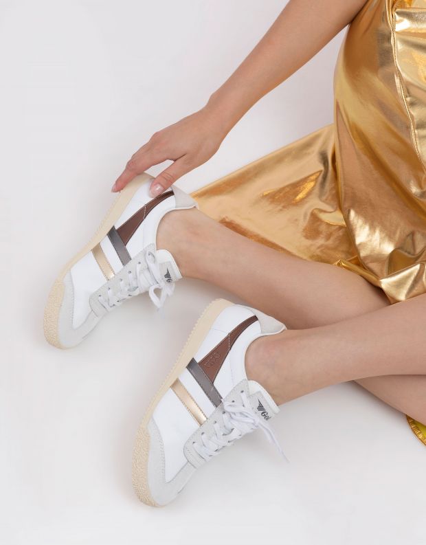 נעלי נשים - Gola - סניקרס HARRIER L TRIDENT - לבן