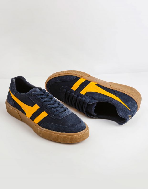 נעלי גברים - Gola - סניקרס MATCH POINT - כחול   צהוב