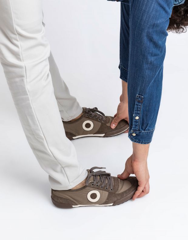 נעלי גברים - Aro - סניקרס SET - חום