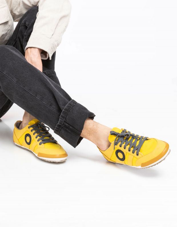 נעלי גברים - Aro - סניקרס IDO B VEGAN - צהוב