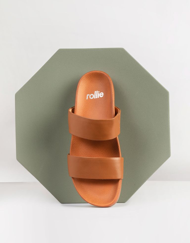 נעלי נשים - Rollie - כפכפי רצועות TIDE STRAP - קאמל