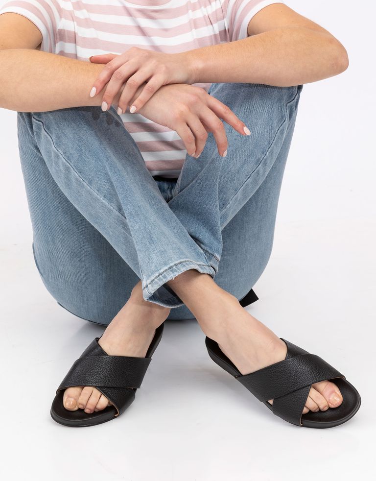 נעלי נשים - Rollie - כפכפי איקס TIDE CROSS - שחור4