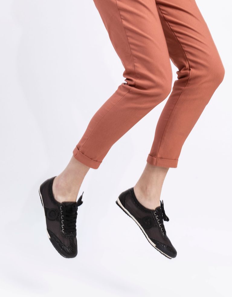 נעלי נשים - Aro - סניקרס JOANETA GLITTER - שחור