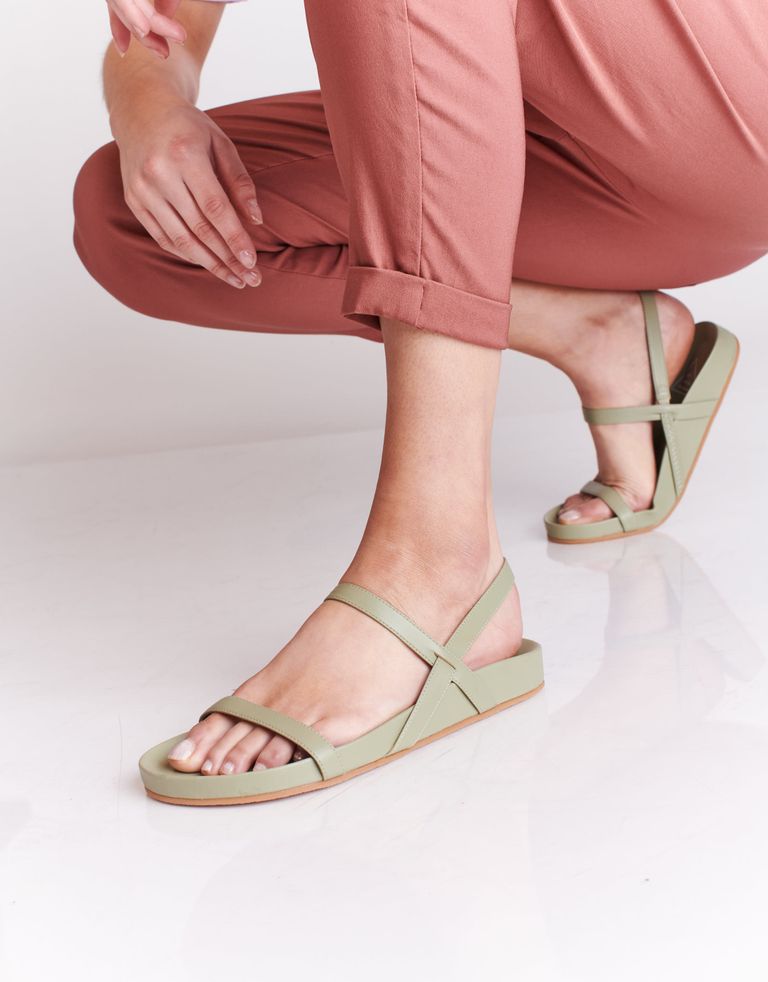 נעלי נשים - SOL SANA - סנדלים NUMERO - זית