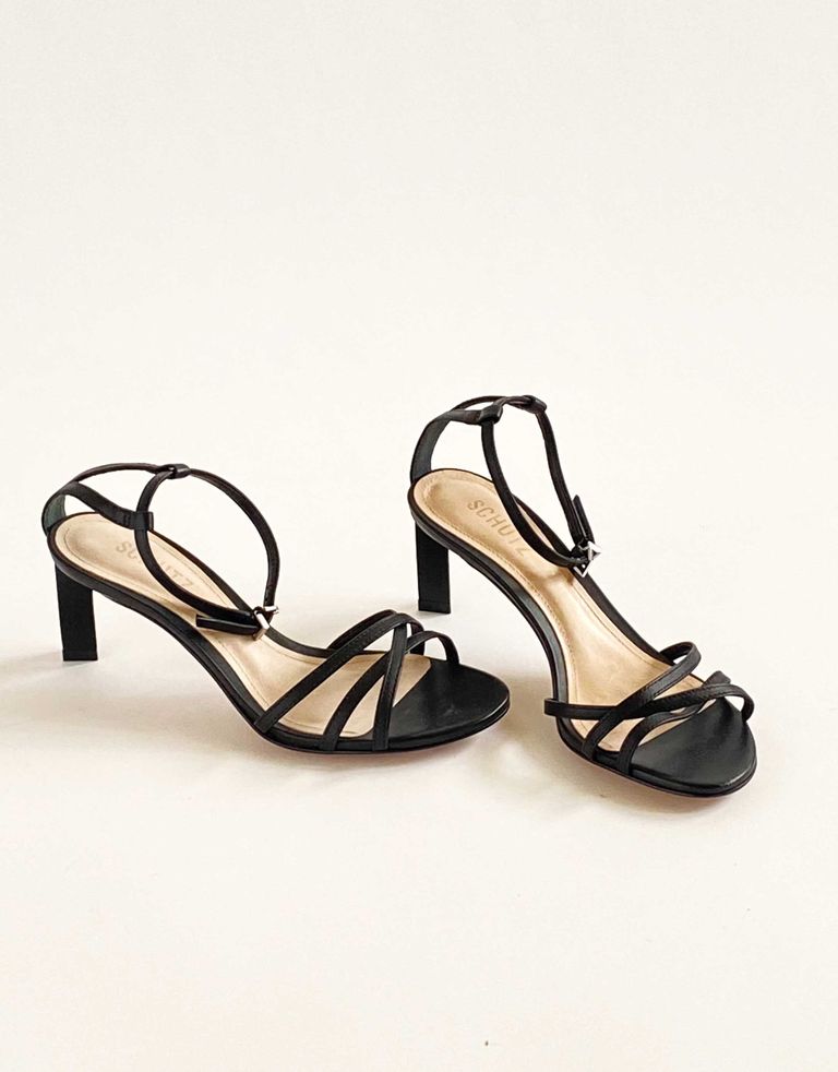 נעלי נשים - Schutz - סנדלי עקב JANEH MID - שחור
