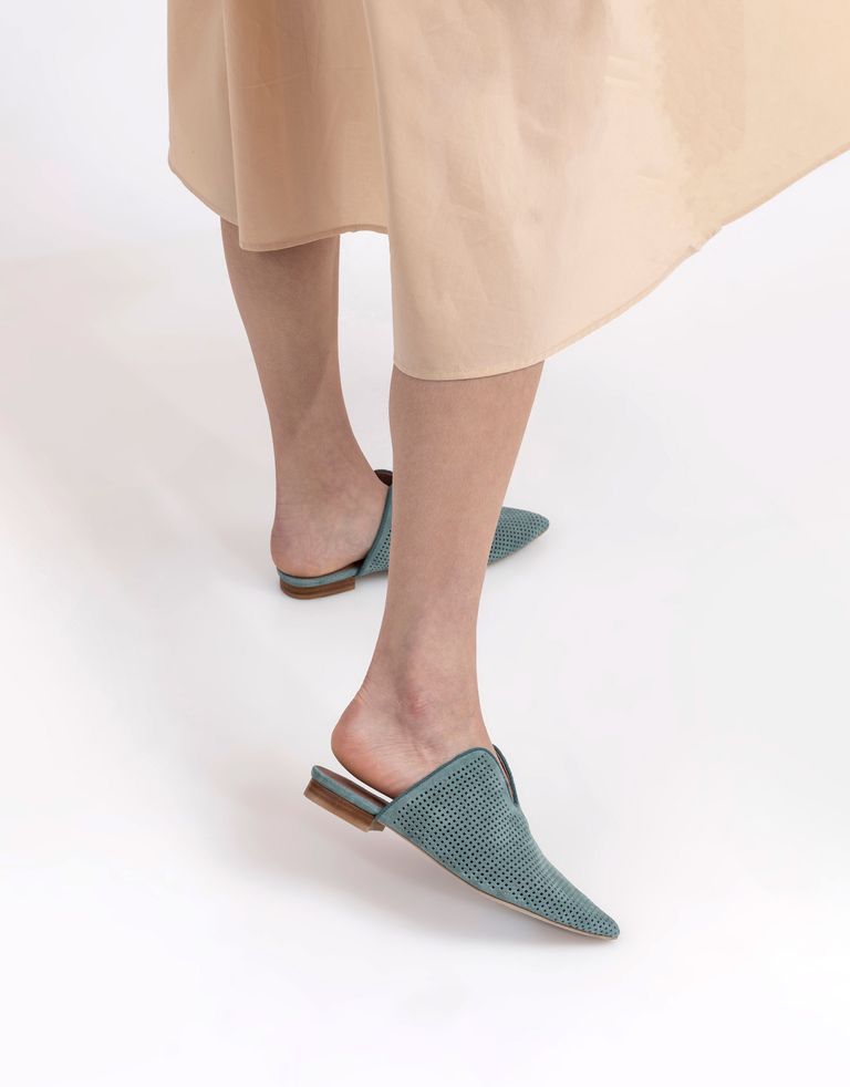 נעלי נשים - Jeffrey Campbell - כפכפי מיולז CLEOS - מנטה