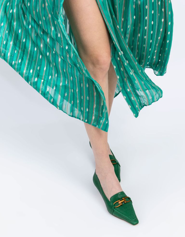 נעלי נשים - Jeffrey Campbell - נעלי סירה HYSTERIC - ירוק