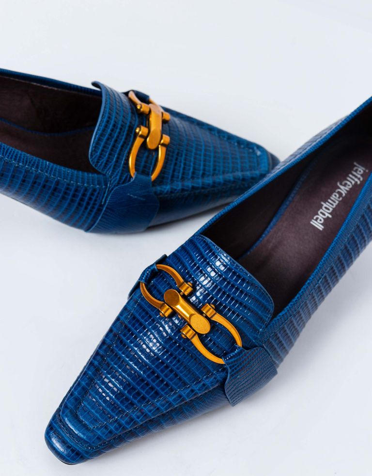 נעלי נשים - Jeffrey Campbell - נעלי סירה HYSTERIC - כחול