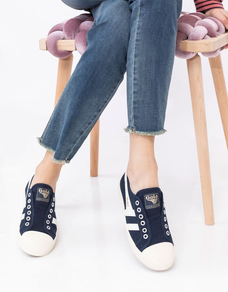 נעלי נשים - Gola - סניקרס COASTER SLIP - כחול כהה